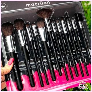 Kit De Pincel Profissionais Macrilan C/12 Pincéis