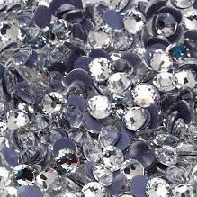 Chaton Redondo Cristal 5mm C/ 50/100/250 Pçs Promoção em Oferta na Shopee