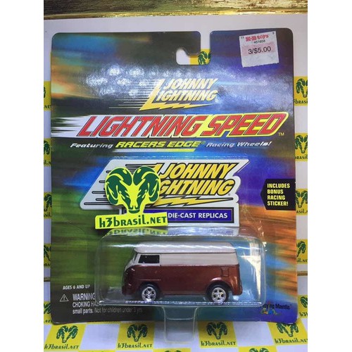 Bx479 Johnny Lightning Volkswagen 1960 Bus Kombi Speed Edge
