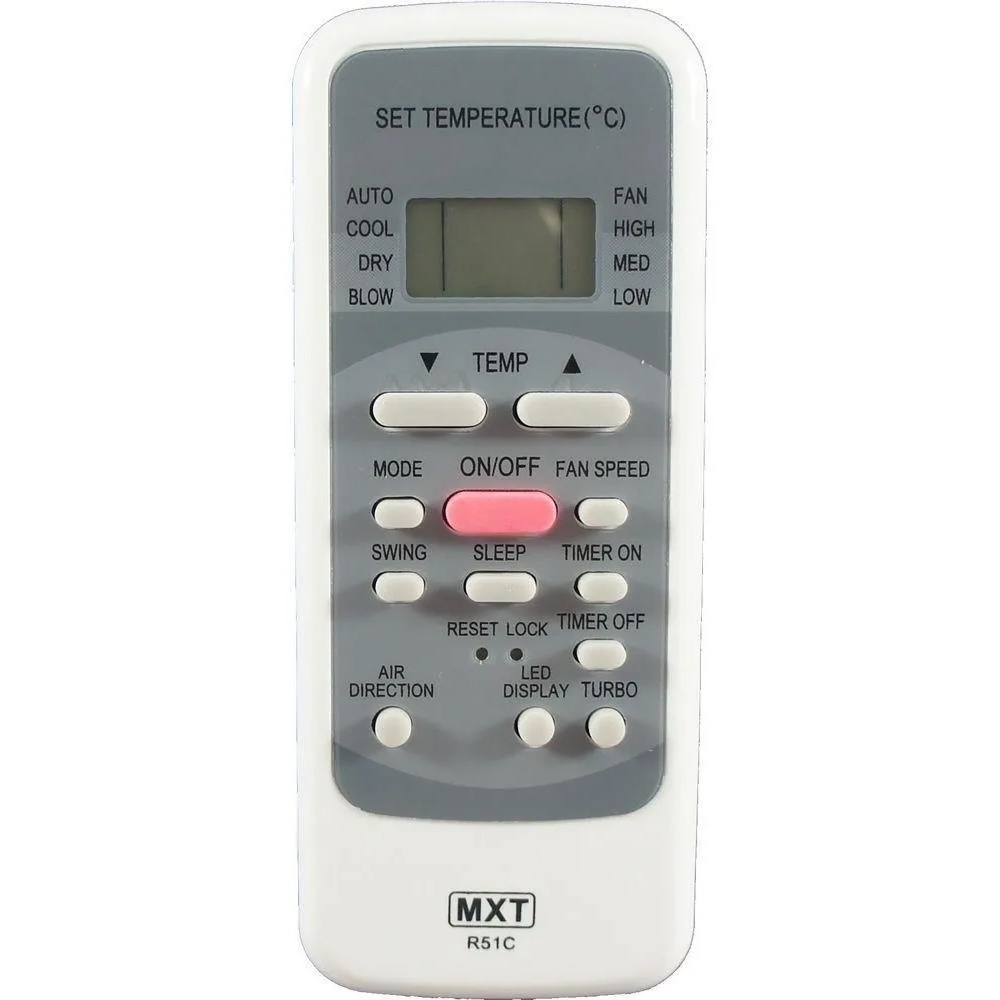 CONTROLE REMOTO PARA AR TRANE ELETROLUX 2MCW0512E1000CA R51D/E R51M/BGE R51/E