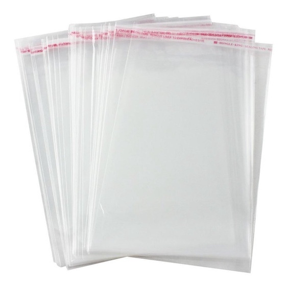 Saco Adesivado Transparente 30x40 Com/ 50 Unidades Plastico