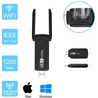 Receptor de Sinal 1300 Mbps wi-fi Amplificador Bluetooth de WIFI USB ...