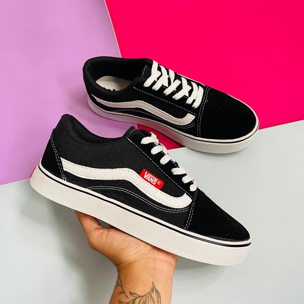 Tênis Casual Vans Old skool Linha Premium Masculino e Feminino Todas as  cores - Escorrega o Preço