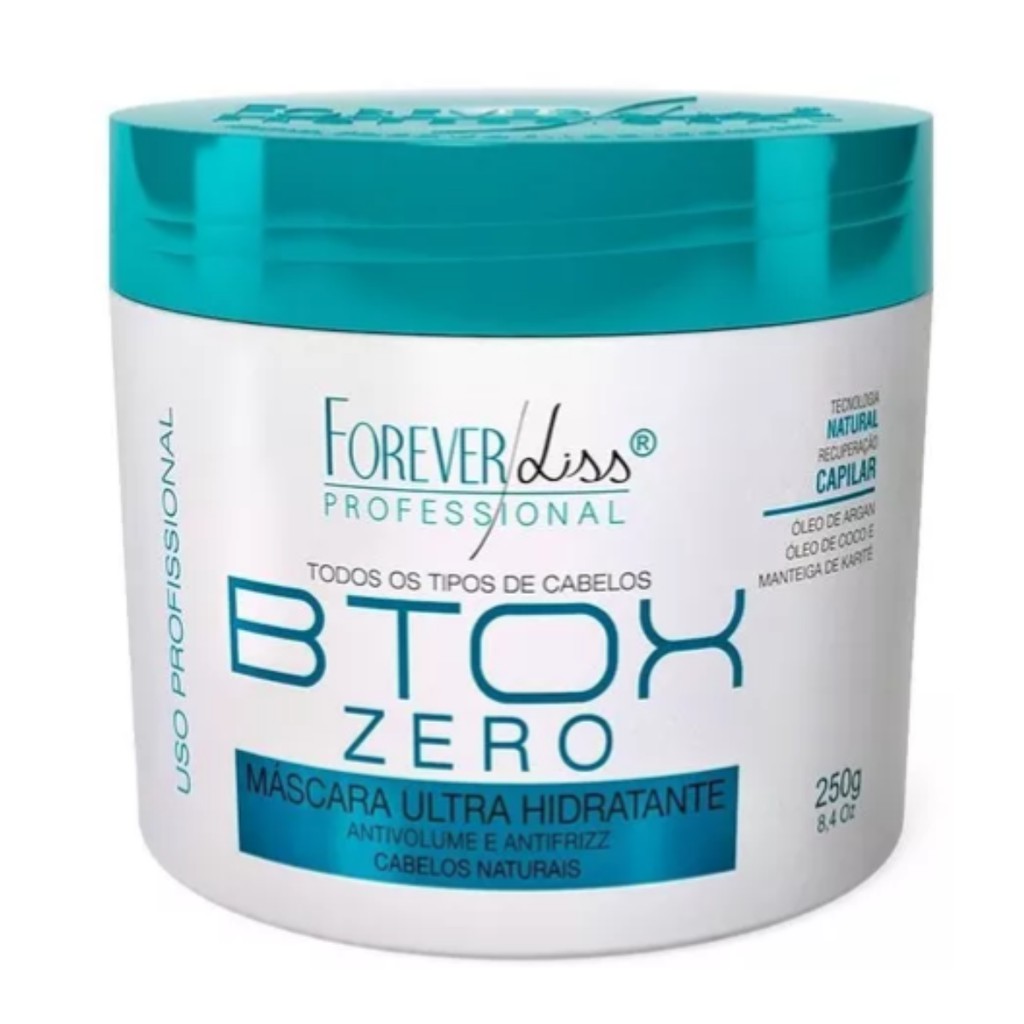 Forever Liss Btx Zero Redução Do Volume Capilar 250g Shopee Brasil