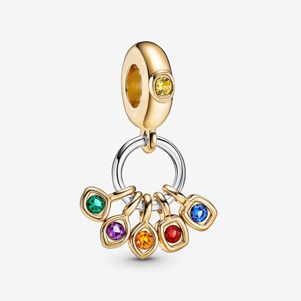 Pand * ora Acessórios Maravilha Os Vingadores Infinity Stones Dangle Charm Fits et Charms Silver DIY Presentes Para Senhoras/Meninas p818