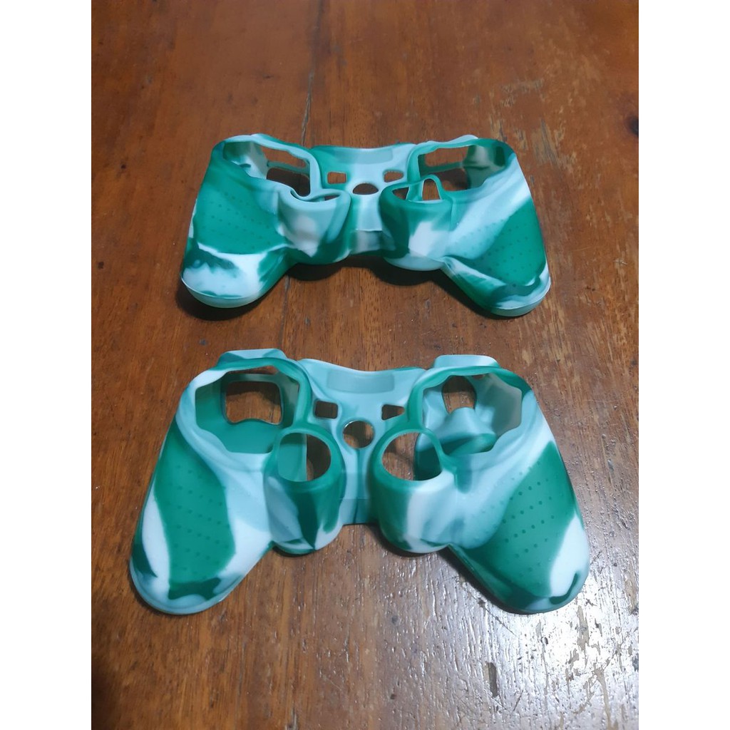ÚLTIMOS! 02 Capas Cases Protetoras de Silicone para Controles Playstation 3 e 2 Ps3 Ps2 Palmeiras Exclusivas