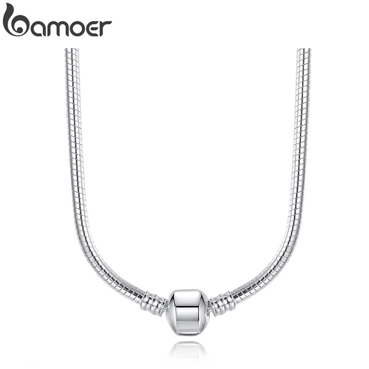 Colar De Cobra Bamoer Fashion Jewerlly Para Mulheres 45cm De Comprimento PA2037 em Oferta na Shopee