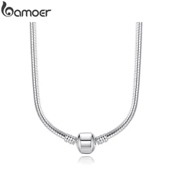 Colar De Cobra Bamoer Fashion Jewerlly Para Mulheres 45cm De Comprimento PA2037