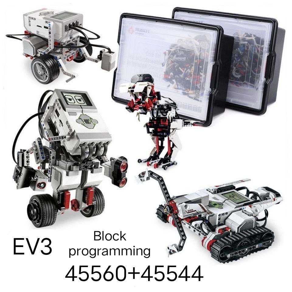 Compatível Com Lego EV3 Ajudas Didáticas 45544 Peças Pacote 45560 Acessórios De Tecnologia Robô