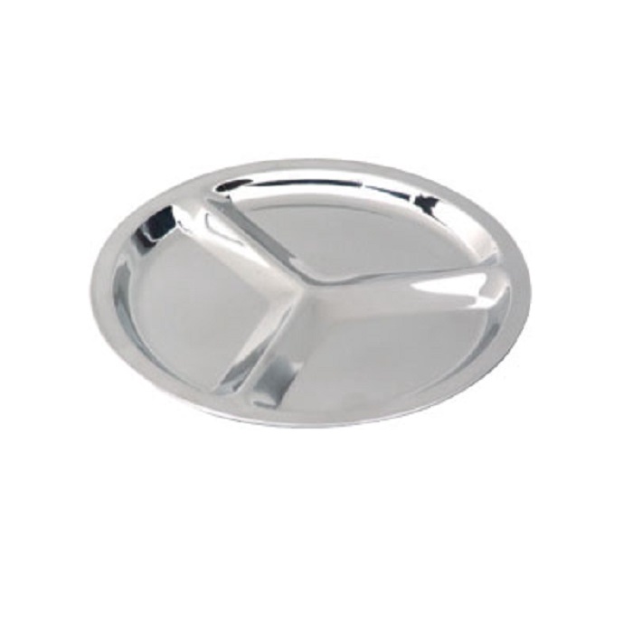 Petisqueira 3 Divisões em Aço Inxo Porta-Couvert  porta Petisco 5301 em Oferta na Shopee