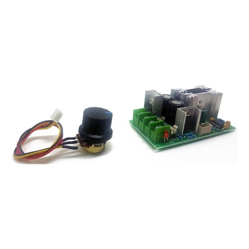 Módulo Pwm 20a 10-60v Controlador De Velocidade De Motor — imagem 2 de 2