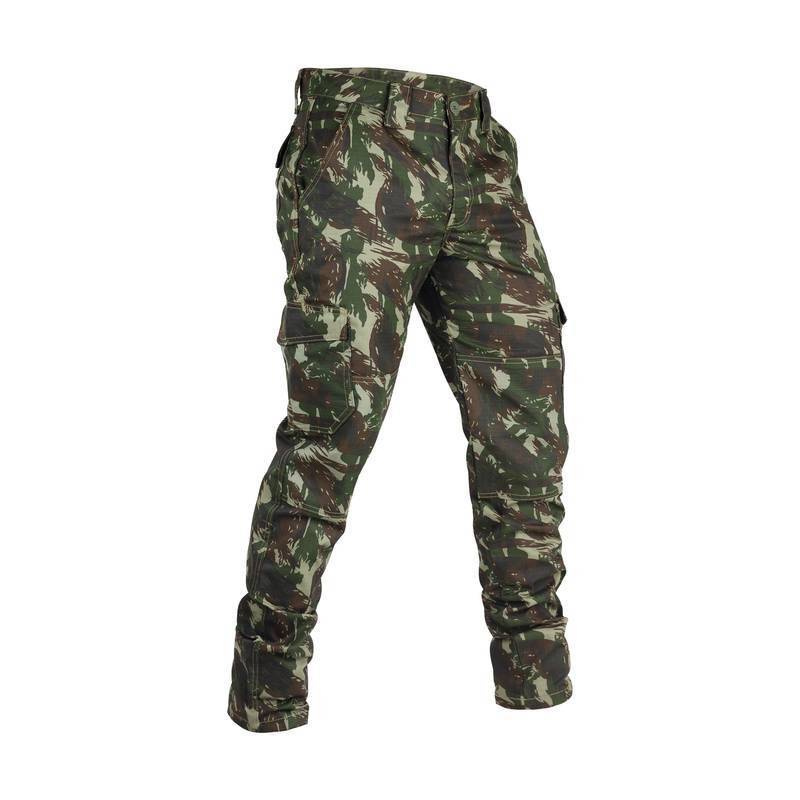 Calça Tática Camuflada Airsoft Pesca Em Rip Stop 6 Bolsos