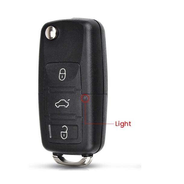 Chave VW G5 Gol Voyage Polo Golf Jetta Fox Space fox, Bora, New beetle 3 Botões -led no meio.