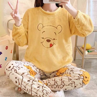HHJO 12 Estilos Conjunto De Pijama Feminino Adulto Confortável Quente/Inverno /