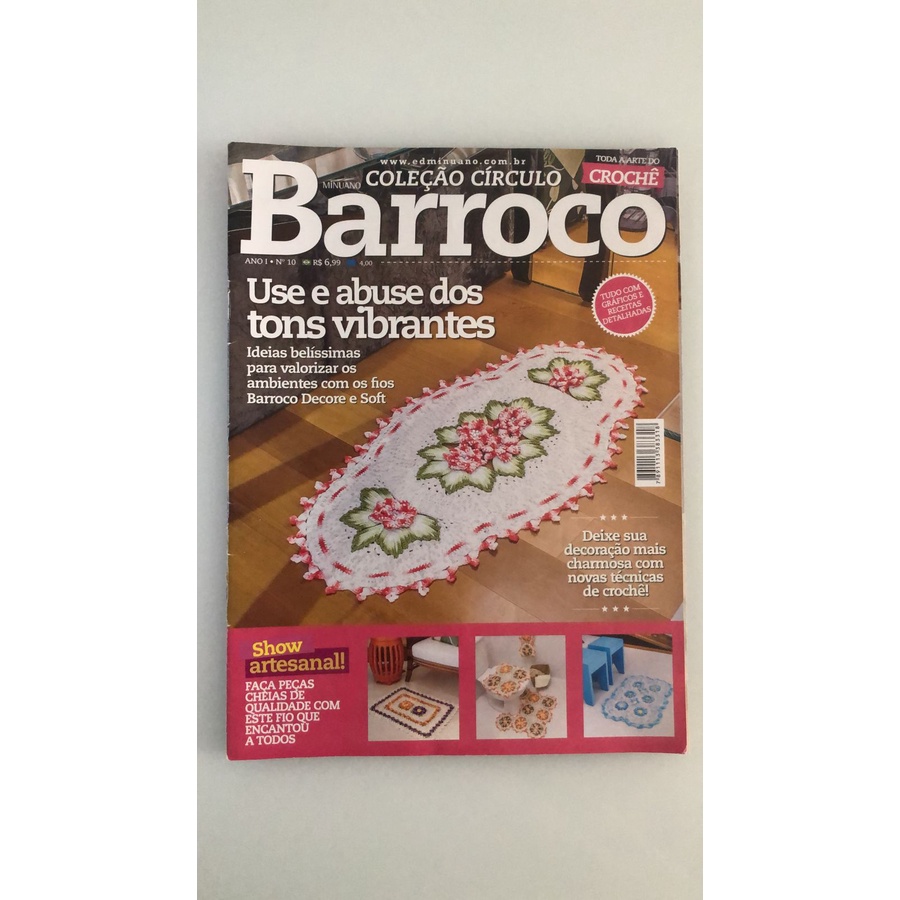 Revista Coleção Círculo Barroco 10 Decoração Tricot 777o