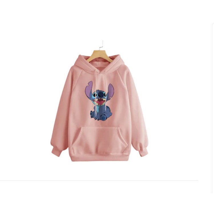 Blusa Lilo & Stich Fofinho moleton canguru casaco de frio para o Inverno desenho fofo da disn