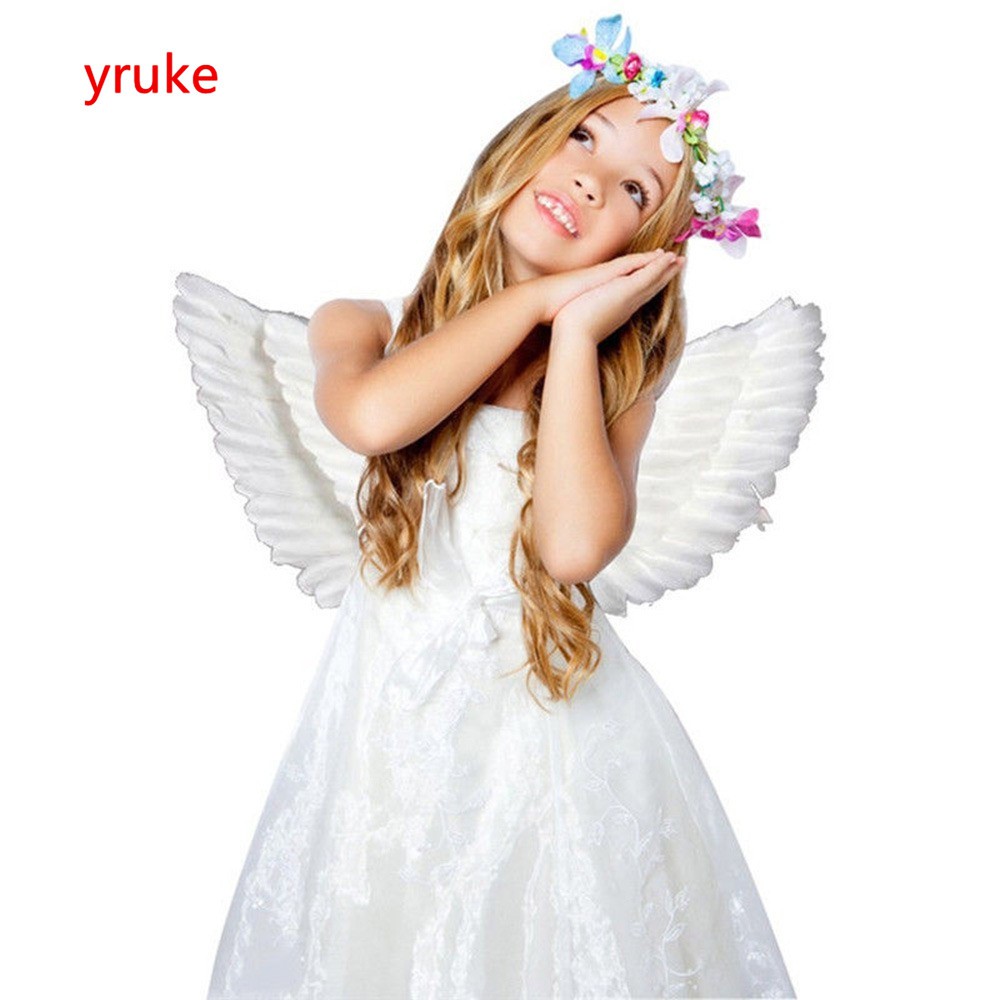 Asa De Anjo Para Crianca Adulto Fantasia Cosplay Adereco Para Fantasia Shopee Brasil