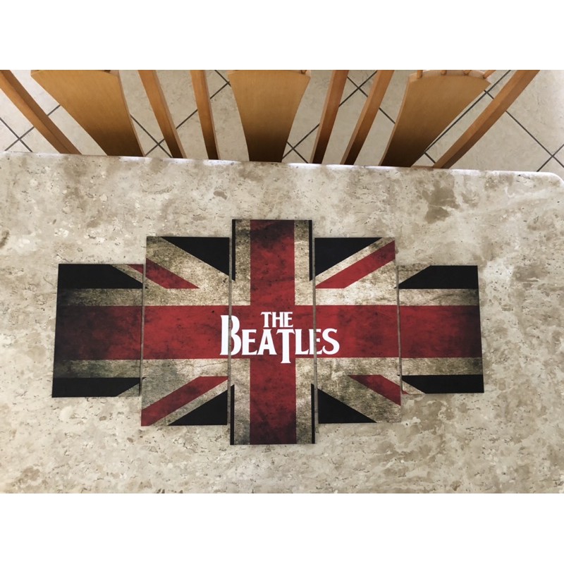 Quadro Decorativo Rock banda The Beatles quarto sala bar pub (foto real ...