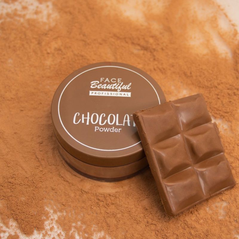 Pó Finalizador Chocolate Powder by Face Beautiful em Oferta na Shopee