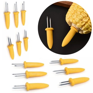 Espetos para Segurar Milho 12 Unidades Aço Inox Ponta Duplo em Oferta na Shopee