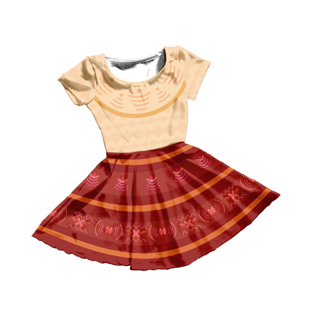 Vestido Fantasia Filme Encanto Dolores ( pronta entrega )
