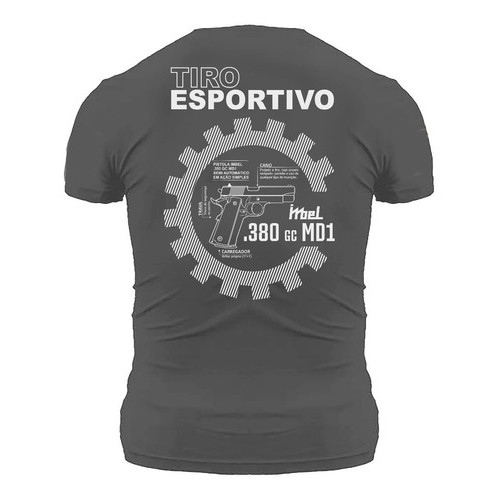 Camiseta Camisa Militar Tiro Esportivo Imbel 380 Md1 Imbel .380 Gc Md1