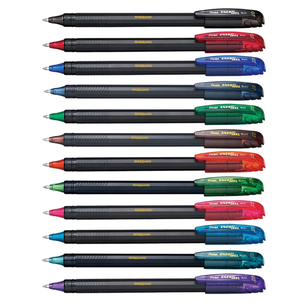 Caneta Gel PENTEL EnerGel Makkuro 0.5 mm - Escorrega o Preço