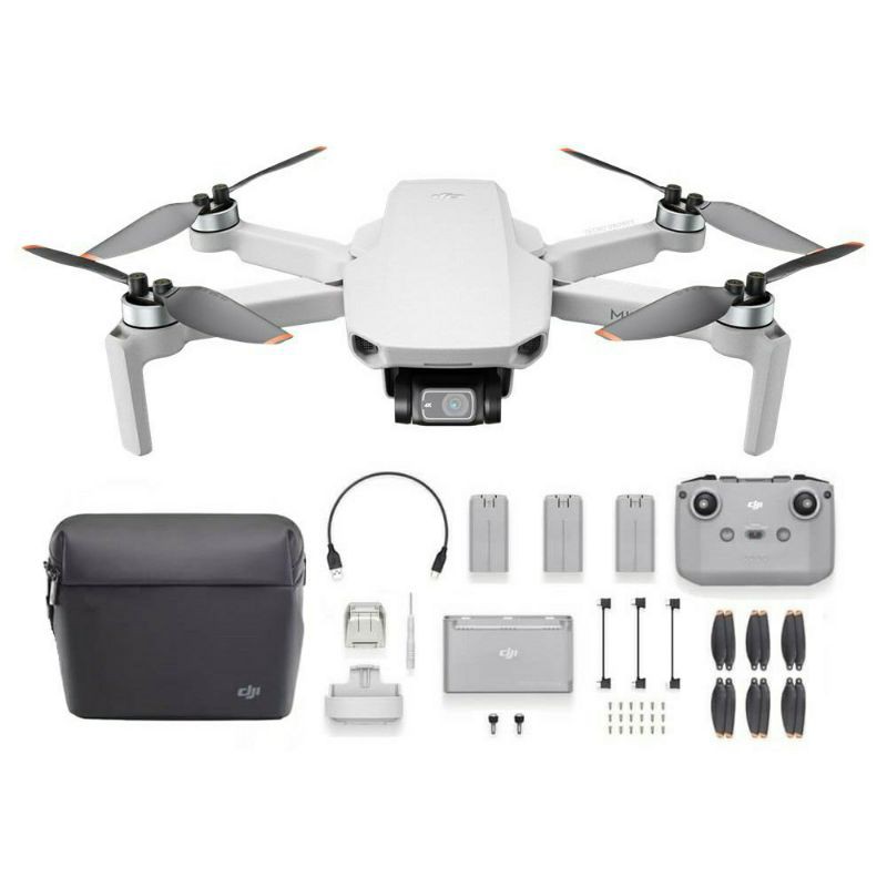 Drone DJI Mavic Mini 2 Fly More Combo Com Câmera 4K Cinza (gray) DJI Mini2 Fly More