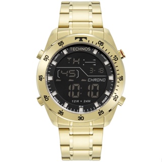 Relogio Technos Masculino Digital Dourado - BJ3589AB/1D em Oferta na Shopee