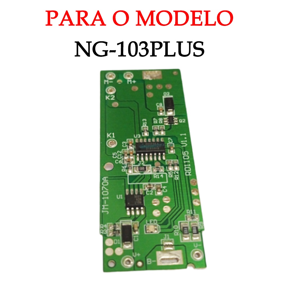 Placa Reposicao Pecas Wmark 103 Plus da Maquina de Cortar Cabelo