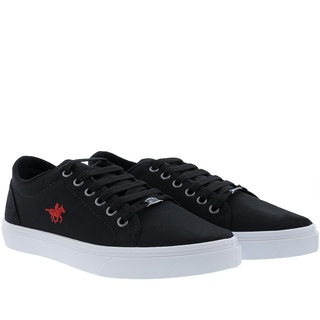 Sapatênis Polo Energy Pespontos Tecido Preto