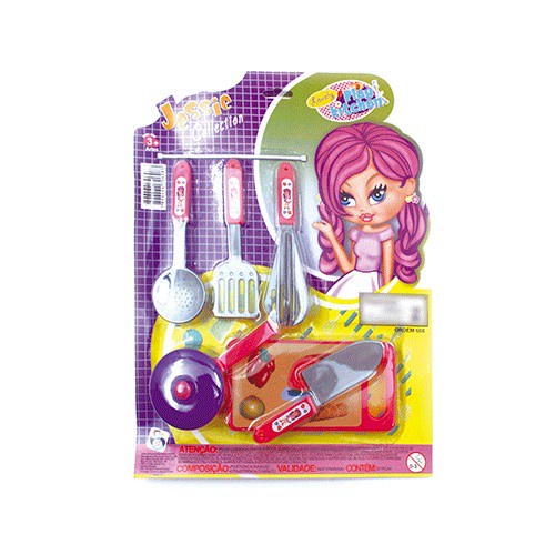 KIT COZINHA PANELINHA JESSIE COLLECTION - PICA PAU