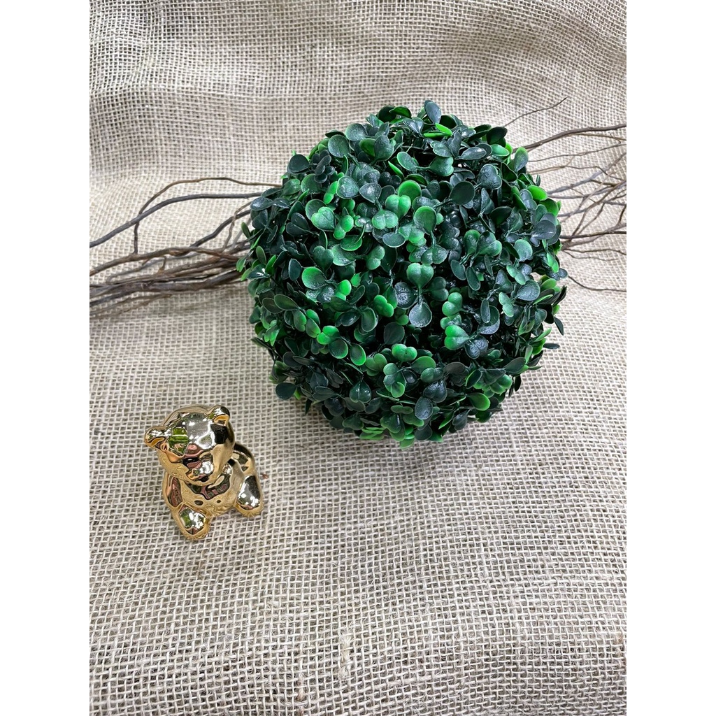 Bola de Buchinho 16 cm Grama Artificial para Decoração de Jardim/301-2