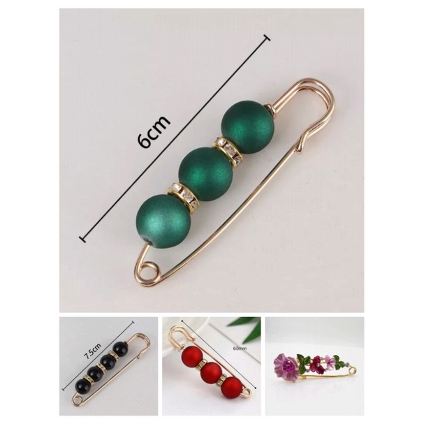 Alfinete Broche De Luxo Pin Botom Pérolas strass