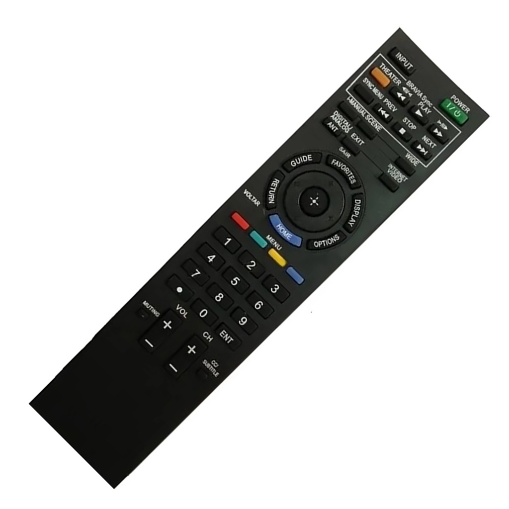 Controle Remoto Para Tv Sony Bravia KDL-46EX605 Compatível