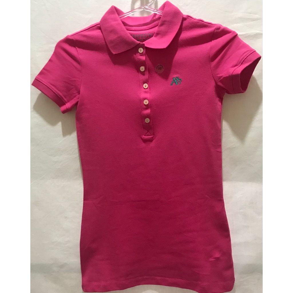 Blusa Camisa Aeropostale Gola Polo Feminina Cor Rosa Tamanho PP e P Original