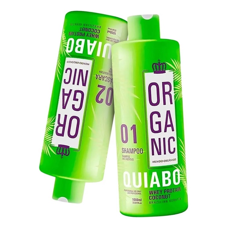 Escova Progressiva De Quiabo Organic mais perfeito 2x1000ml