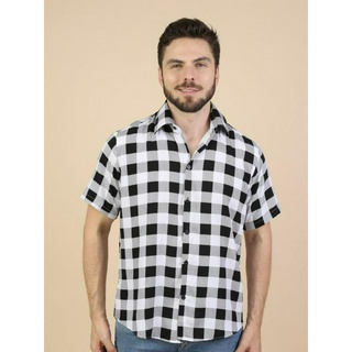 Camisa Xadrez Manga Curta Slim Estilo Verão Casual Respirável Preço Baixo Direto Da Fábrica em Oferta na Shopee