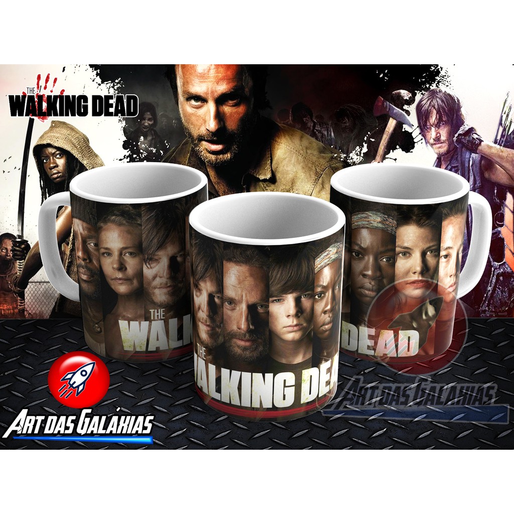 Caneca Cerâmica The Walking Dead MOD10