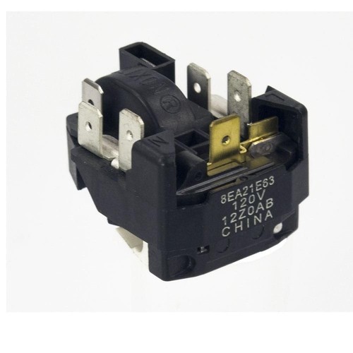 Kit Relé Klixon com 6 terminais + Protetor termico Bivolt para Compressores de Refrigeração