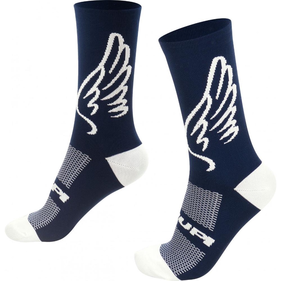 Meia HUPI Asas Azul Marinho em Oferta na Shopee