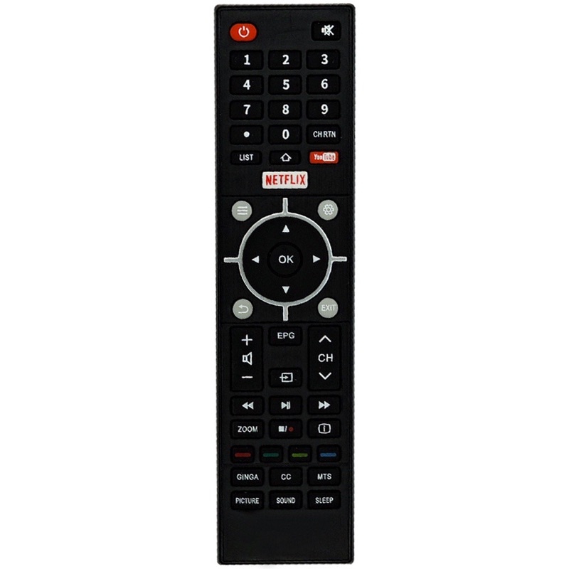 Controle Remoto para TV LED Semp Smart com Netflix e Youtube CT-6810 / L32S3900S / L39S3900FS - 7801 em Oferta na Shopee