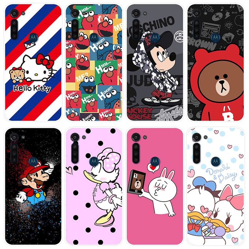 Capa Celular De Celular Flexível De Silicone / Tpu Para Motorola MOTO G8 Power capinha Telefone Para MOTO G8Power Animaçã