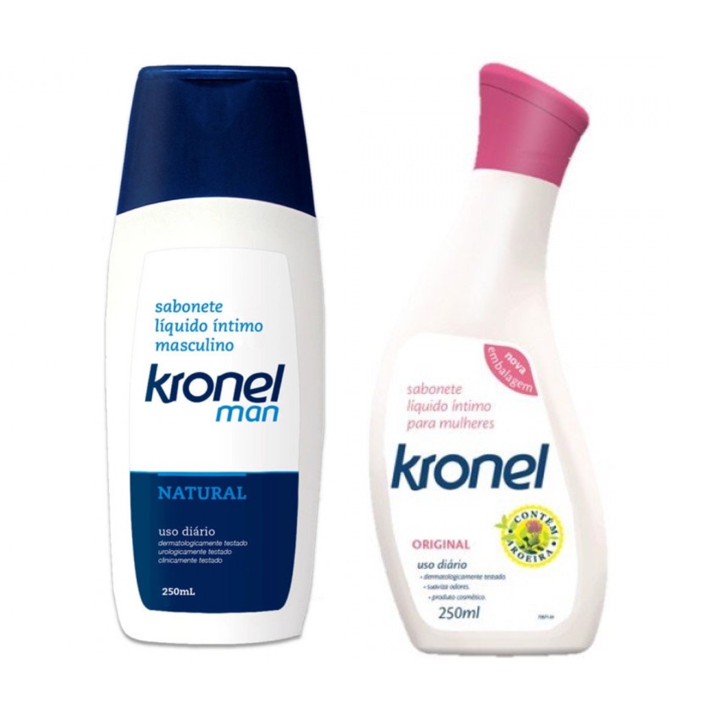 Kronel 250ml + Kronel Man 250ml em Oferta na Shopee