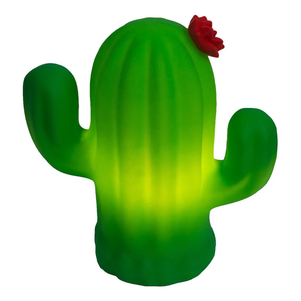 Luminária Abajur Cactus Flor Cacto Sertão Decoração | Shopee Brasil