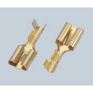 30 Peças - Terminal Faston Fêmea Curto 6,3mm Dj623