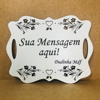 PLACA PARA CASAMENTO PERSONALIZADA COM A SUA FRASE 30x23CM EM MDF BRANCO DE 3MM em Oferta na Shopee