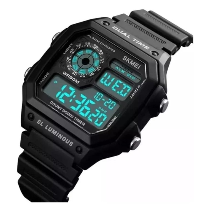 Relógio Unissex Digital Esportivo Prova D'água Skmei 1299 produto original