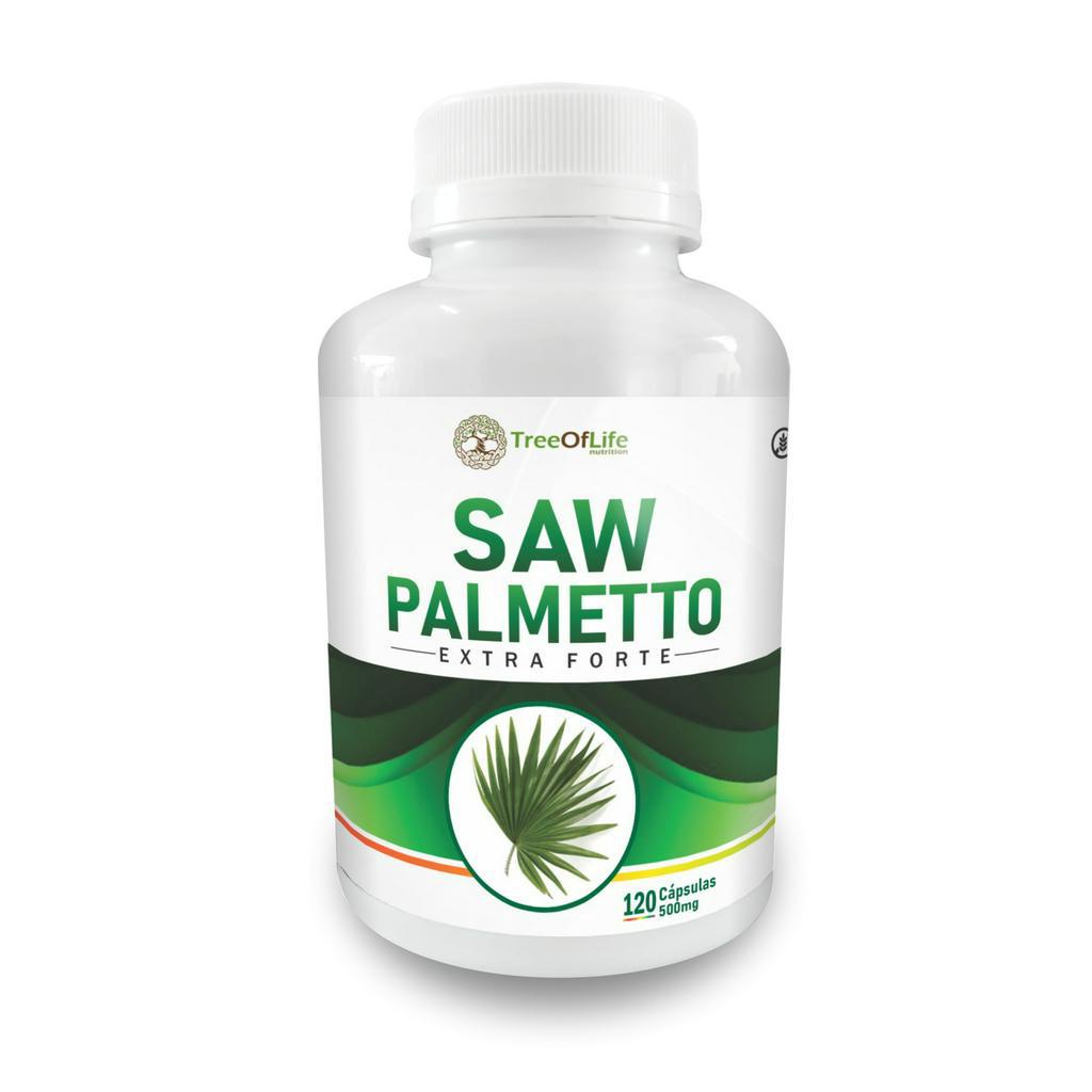 Saw Palmetto Extra Forte 500mg 120 Cápsulas em Oferta na Shopee