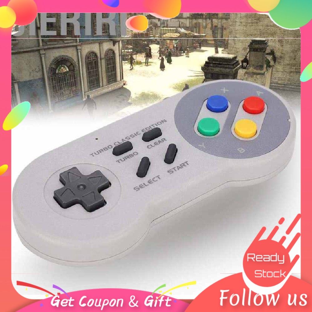 Jr Alca De Jogo Para Nes Wii Snes Classico Mini Controlador Sem Fio 2 4g Gamepad Usb Shopee Brasil